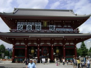 Mochileiro no Templo Sensoji