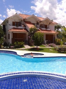 Eu esperando o final do ano na piscina da recanto da Praia