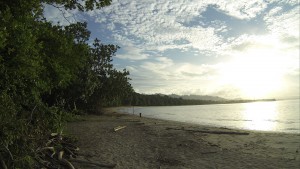 Praia Cahiulita, dentro do parque de mesmo nome.