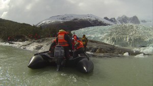 Desembarque no Glaciar Pia