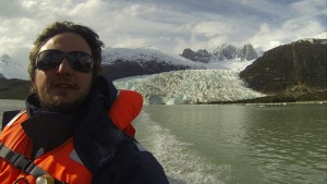 Deixando o Glaciar Pia