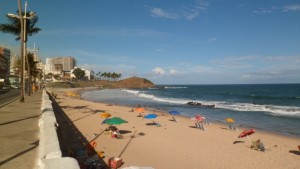 Praia da Barra em um dia tranquilo