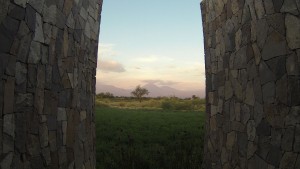 Tierra tem vista para o Licancabur