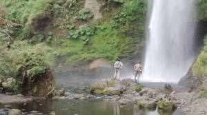 A cachoeira Tecoihue é incrível!