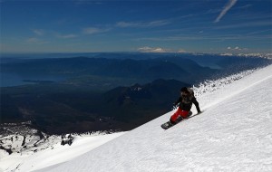 Snowboard em Pucón / Foto: Patricio Garrido