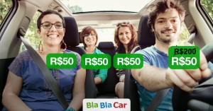 No BlaBlaCar todo mundo divide os custos da viagem!